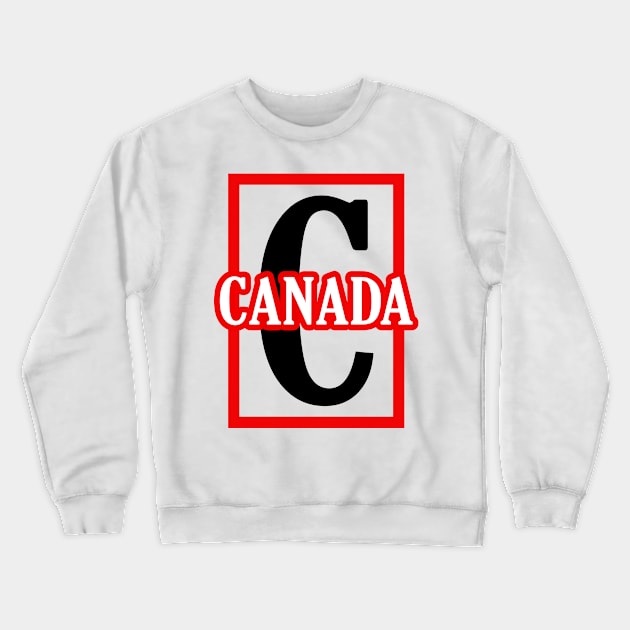 Canada Crewneck Sweatshirt by colorsplash